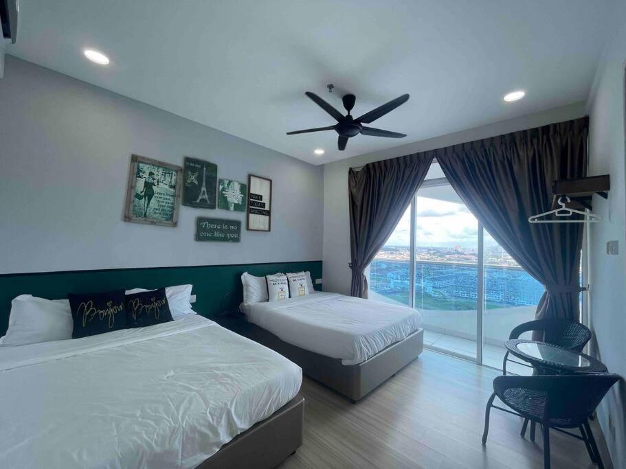 Apartment The Wave @2+1br Seaview / 10pax / 3 Balcony / 1km Jonker Malacca