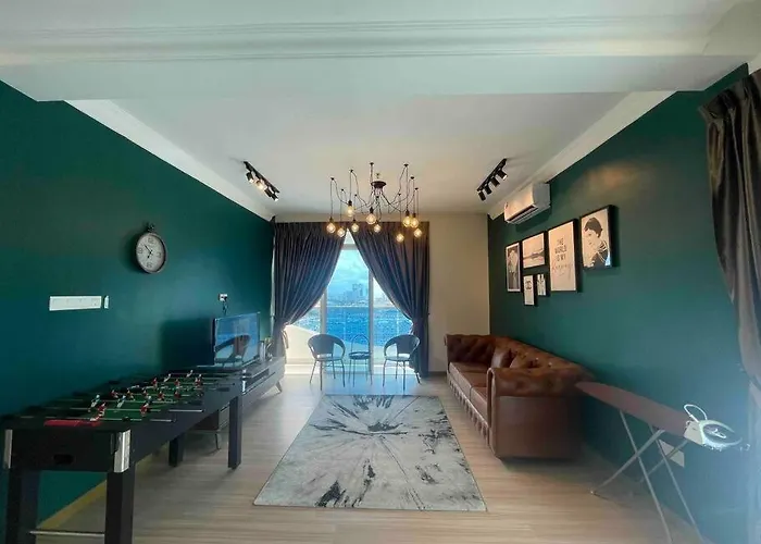 The Wave @2+1Br Seaview / 10Pax / 3 Balcony / 1Km Jonker